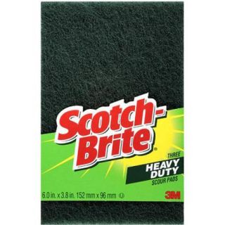 Scotch Brite Heavy Duty Scour Pads, 3pk