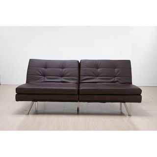 Memphis Brown Double Cushion Futon Sofa/ Bed  ™ Shopping