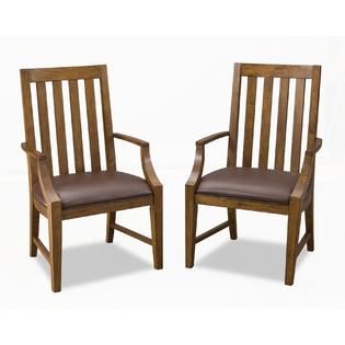 Home Styles Arts & Crafts Game Chair Pair Oak Finish   Home
