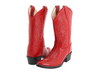 Old West Kids Boots J Toe Western Boot (Toddler/Little Kid) Red