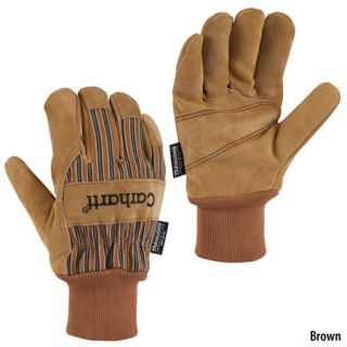 Carhartt Mens Suede Work Glove with Knit Cuff 442907