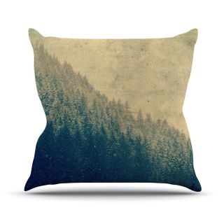 Any Road Will Do by Robin Dickinson Mountain Tree Throw Pillow by KESS