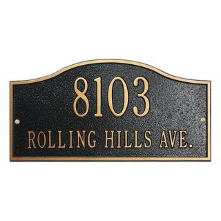 Whitehall Products Rolling Hills Address Plaque