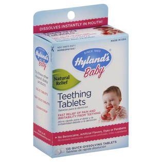 Hylands Baby Teething Tablets, Quick Dissolving Tablets, 135 tablets