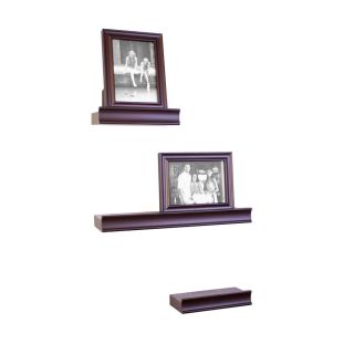 allen + roth 17.625 in W x 2.625 in H x 8.5 in D Wood Wall Mounted Shelving