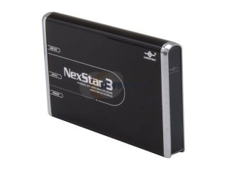 Vantec NexStar 3 2.5" SATA to USB 2.0 & eSATA External Hard Drive/SSD Enclosure (Onyx Black)   Model NST 260SU BK