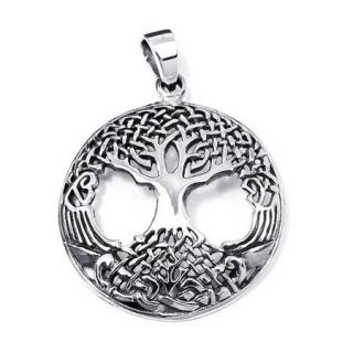 Sterling Silver Amazing Rare Celtic Tree of Life Pendant (Thailand)
