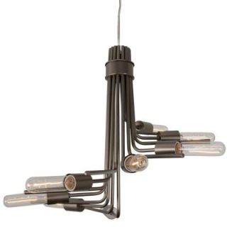 Varaluz Socket To Me 8 Light New Bronze Chandelier 219C08NB