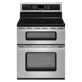 Whirlpool 30 Freestanding Electric Double Oven GGE350LW
