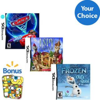3 Family Favorites Value Game Bundle with Bonus Case (Nintendo DS)