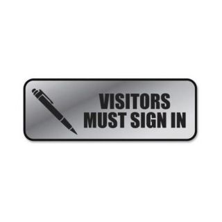Cosco COSCO Visitors Must Sign In Image/Message Sign COS098212