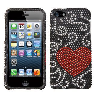 KTA 115 Trapped Heart iPhone 5 Bling Rhinestone cover   TVs