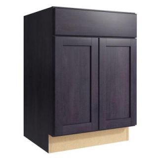 Cardell Pallini 24 in. W x 34 in. H Vanity Cabinet Only in Ebon Smoke VSB242134BUTT.AE0M7.C64M