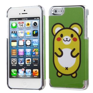 INSTEN Cute Hamster/ Silver Plating MyDual Phone Case Cover for Apple