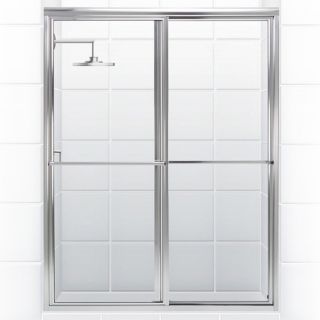 Paragon Frameless Sliding Shower Door with Radius Curved Towel Bar in