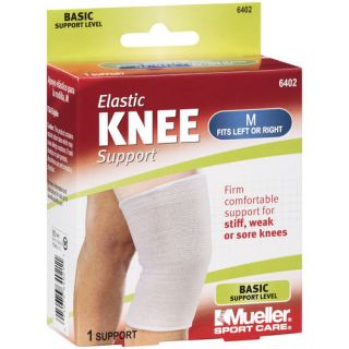 Mueller Sport Care Medium Basic Elastic Knee Support, 1ct