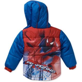 Spiderman Baby Toddler Boy Hooded Winter Jacket