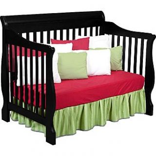 Delta Children Canton 4 in 1 Convertible Crib in Black   Baby   Baby