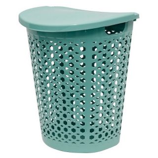 Home Logic Laundry Hamper with Lid   Teal