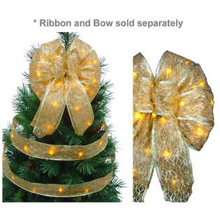 Starlite Creations  LED Christmas Décor Tree Topper Bow Lights, 36