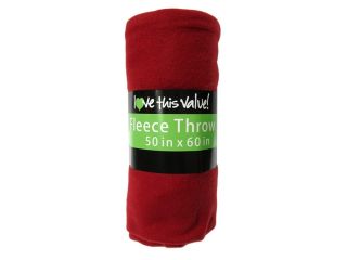 Soft Fleece Blanket   Cozy Fleece Throw (Lime Green, 50" x 60")