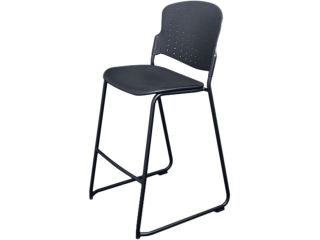 Stacking Stool, 21 1/2W X 24D X 43 3/4H, Black