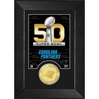 Super Bowl 50 Coin Bronze Coin Mini Photo Mint by The Highland Mint   Carolina    8035993