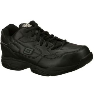 Skechers Felton   Altair Men Size 11 Black Synthetic Work Shoe 77032EW