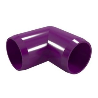 Formufit 1 1/4 in. Furniture Grade PVC 90 Degree Elbow in Purple (4 Pack) F11490E PU 4
