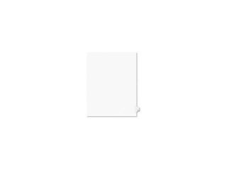 Avery Style Legal Side Tab Dividers, One Tab, Title Y, Letter, White, 25/pack By: Avery