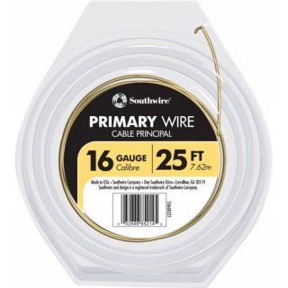 Southwire 25 ft 16 AWG Stranded Yellow GPT Primary Wire
