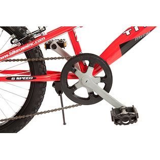 Titan  Blaze 20 inch BMX with 6 speeds, Red and White