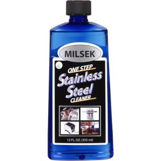 Milsek One Step Stainless Steel Cleaner, 12 fl oz, 4 count