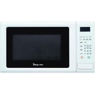 Magic Chef 1.1 Cubic Foot Digital Microwave, White