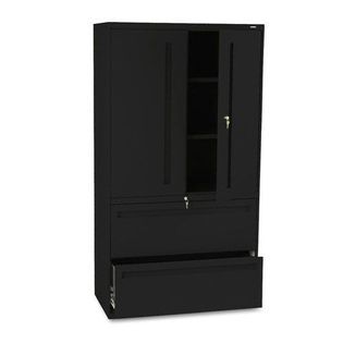 HON 700 Series Lateral File/Cabinet, 36 x 19, Black   Home   Furniture