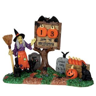 Lemax Spooky Town Collection Countdown to Halloween 7 Pc Set