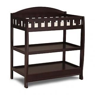 Delta Children Dark Chocolate Changing Table with Pad   Baby   Baby
