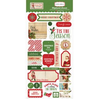 Christmas Cheer Chipboard Accents 6X13in