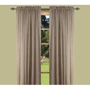 Ricardo Trading  Zurich Embroidered Sheer Panel 52W x 96L Linen
