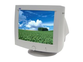 AOC CT700G Beige 17" CRT Monitor 0.23mm(H), 0.27mm(D) Dot Pitch D Sub