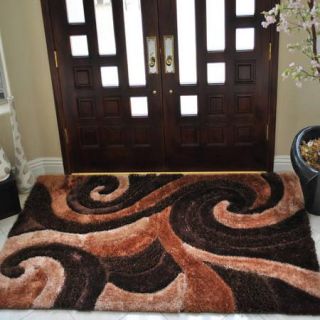 3D Poly Silk Area Rug