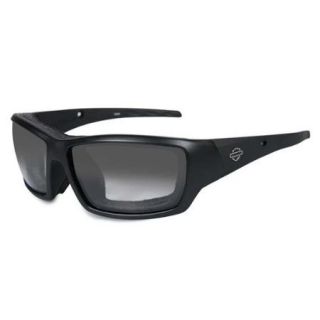 Harley Davidson Men's Shadow Alt Fit Light Adjust Matte Black Sunglasses HFSHA05