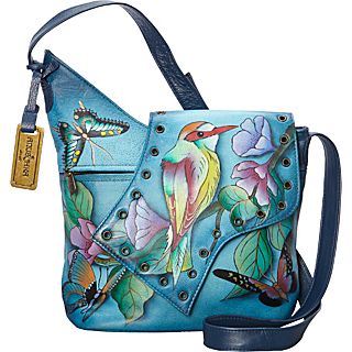 Anuschka Abstract Flap Bag   Jaipur Paisley