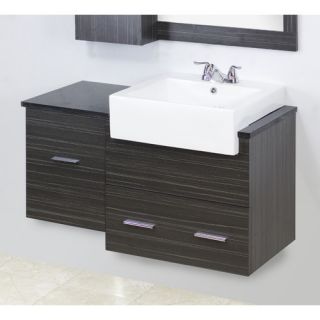38 Single Modern Wall Mount Plywood Melamine Bathroom Vanity Set by