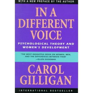 In a Different Voice Psychological Theory and Women's Development
