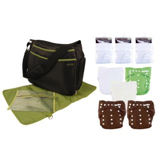 Trend Lab 14 piece Green Cloth Diaper Starter Kit   16212048
