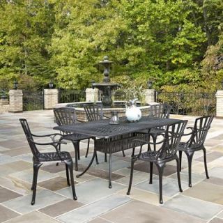 Home Styles Largo 42 in. 7 Piece Outdoor Patio Dining Set 5560 378
