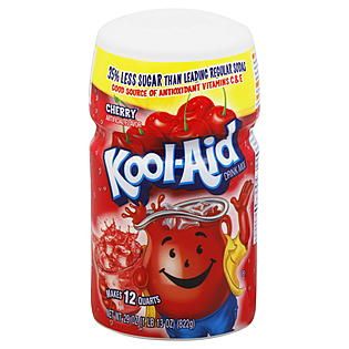 Kool Aid  Drink Mix, Cherry, 29 oz (1 lb 13 oz) 822 g
