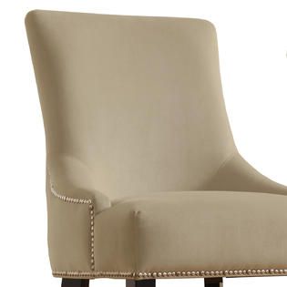 Oxford Creek  Casa Nail head Dining Chairs in Sandstone Beige (Set of
