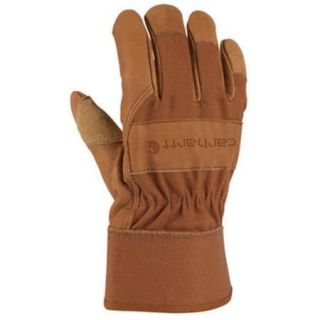 Gordini A518BRN M Carhartt Grain Leather Glove   Brown, Medium